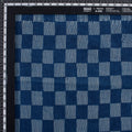 Hand Block Geometrical Indigo Printed Cotton Fabric 