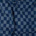 Hand Block Geometrical Indigo Printed Cotton Fabric 