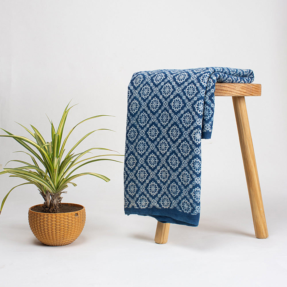 Softest Printed Indigo Fabric