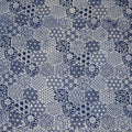 Geometrical Printed Soft Cotton Indigo Print Fabric Online