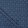 Pure Indigo Floral Cotton Block Print Fabric