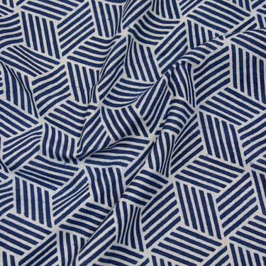 Cotton Indigo Print Fabric Online