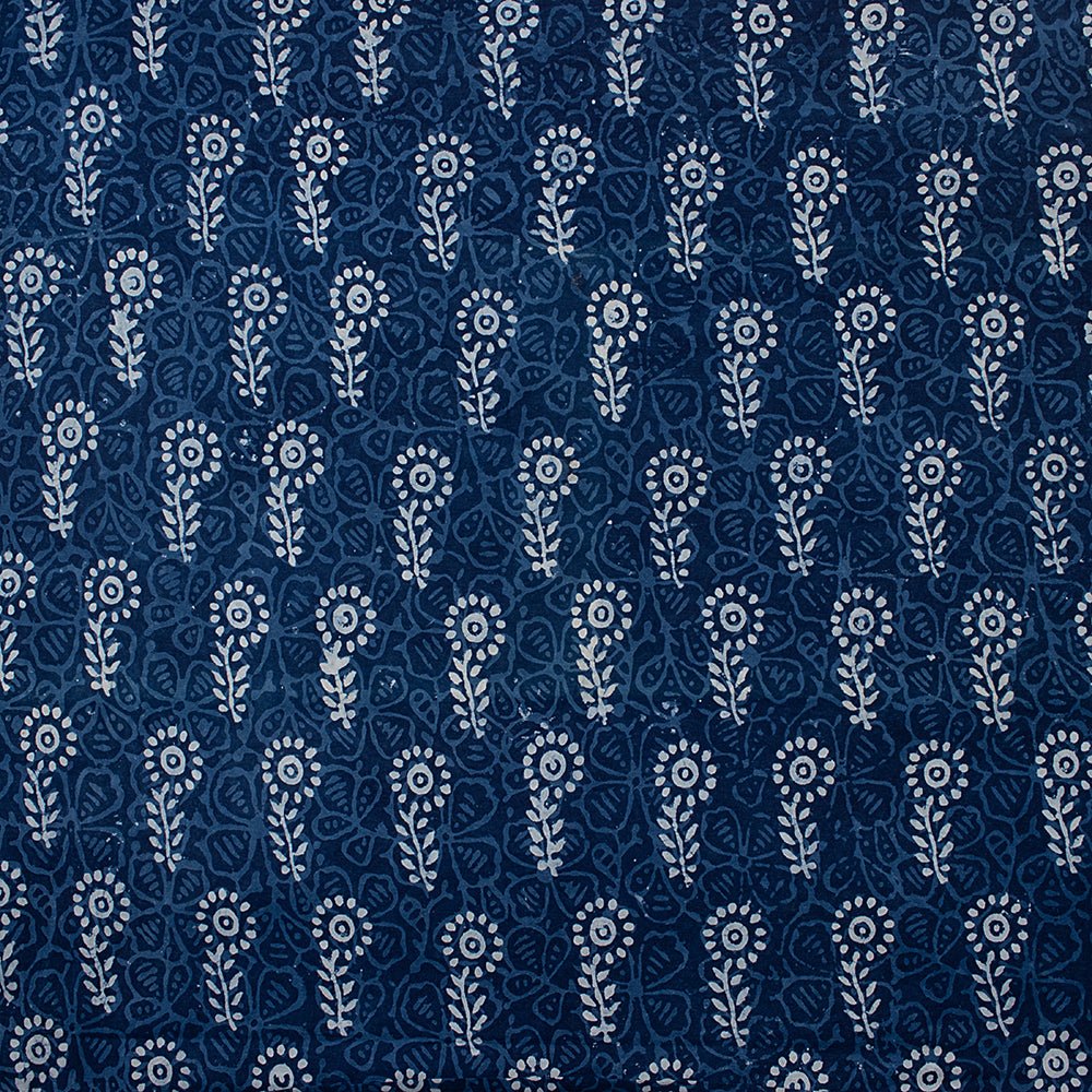 Indigo Printed Cotton Fabric