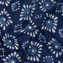 Organic Cotton Indigo Block Print Fabric