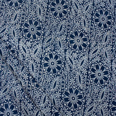 Indigo Cotton Fabric Material Online