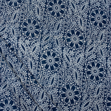 Indigo Cotton Fabric Material Online