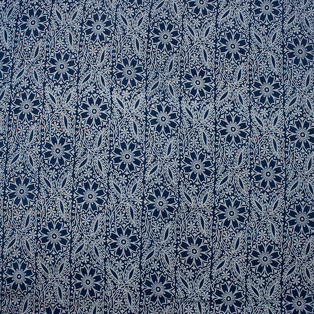 Indigo Cotton Fabric Material Online