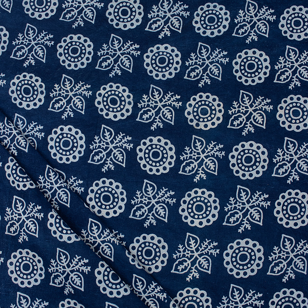 Indigo Jaipur Cotton Fabric