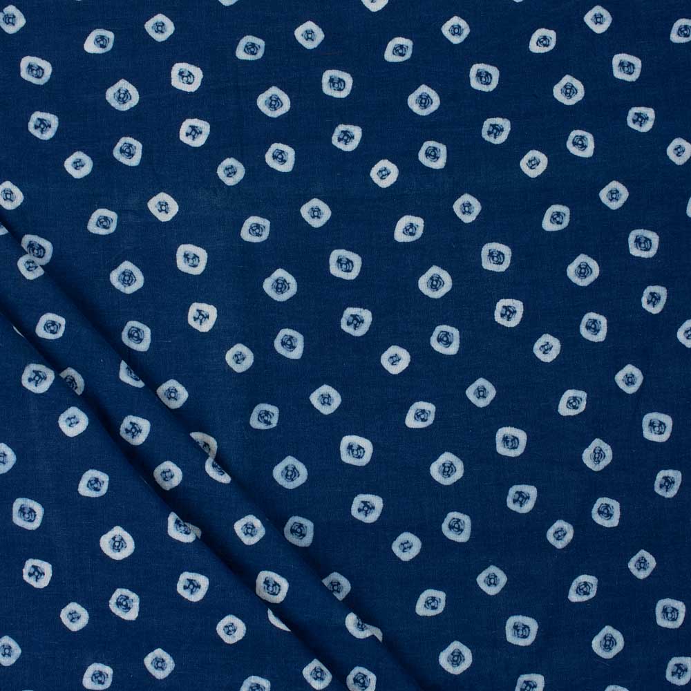 Jaipuri Cotton Indigo Fabric