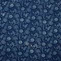 Indigo Cotton Block Print Fabric