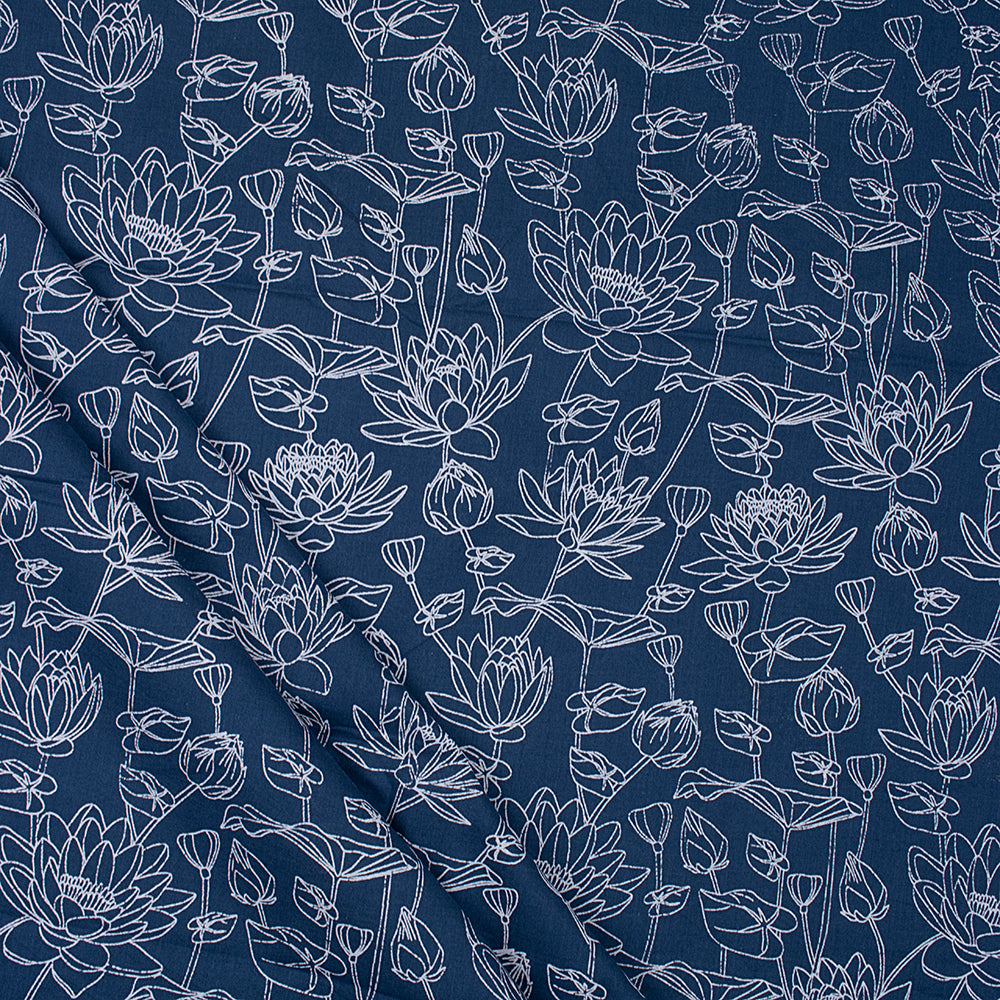 Indigo Print Fabric