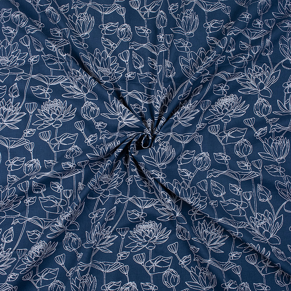 Indigo Print Fabric