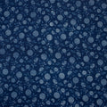 Indigo Floral Cotton Fabric