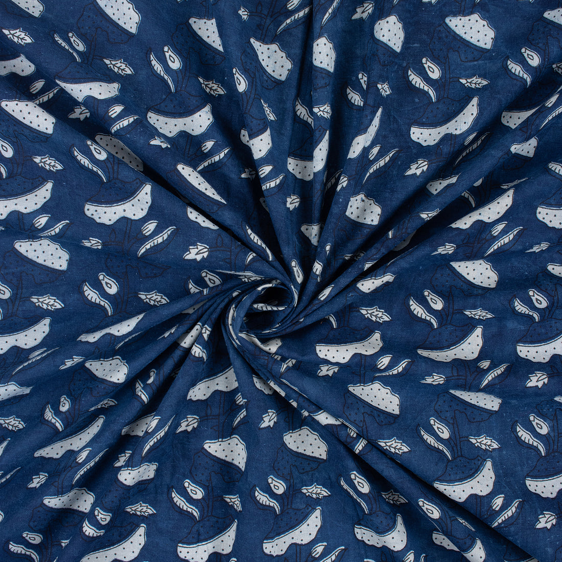 Indigo Cotton Fabric