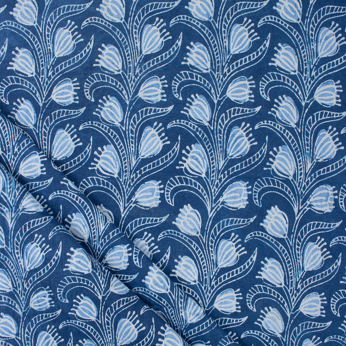 Indigo Material Fabric