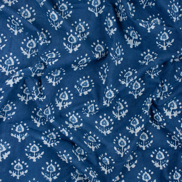 Indigo Block Print Fabric
