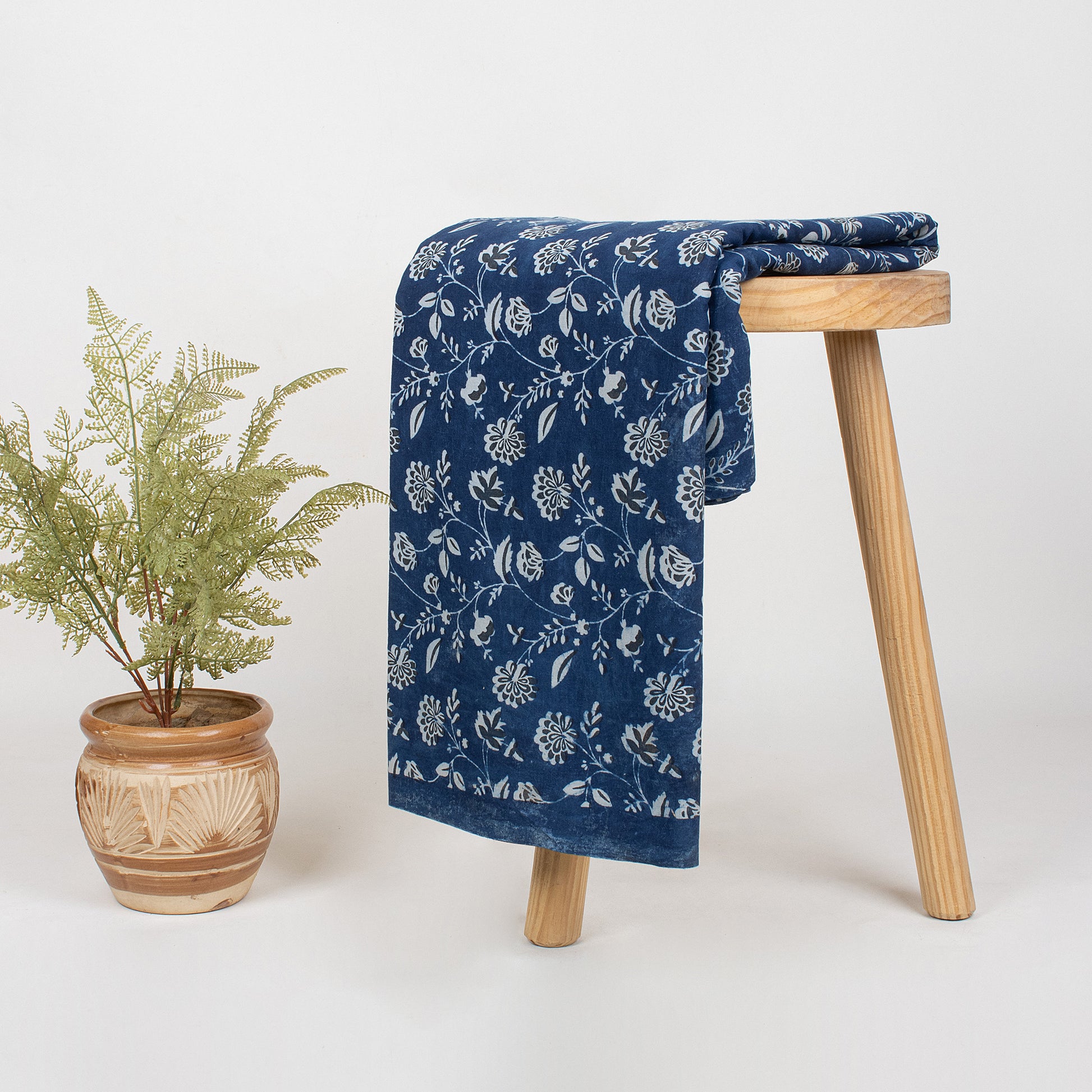 Indigo Print Fabric