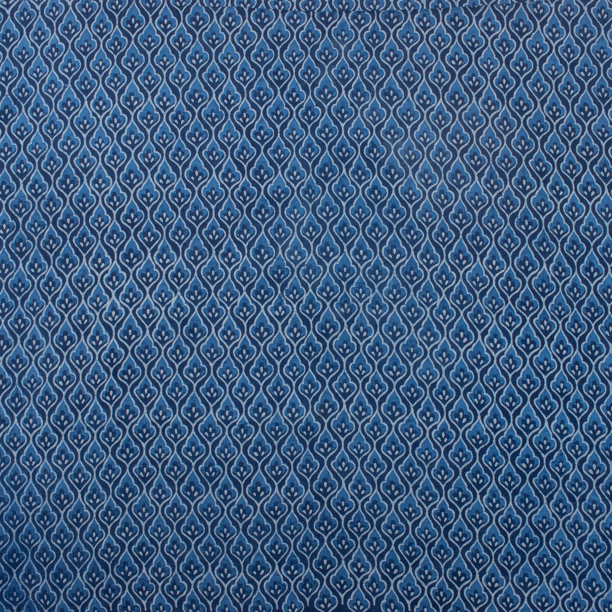 Indigo Block Print Fabric