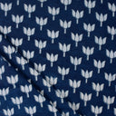 Kamal Print Design Indigo Fabric