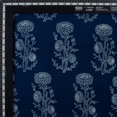 Boota Floral Indigo Print Fabric