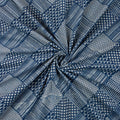 Beautiful Patchwork Indigo Printed Cotton Fabric