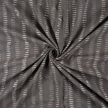 Hand Block Stripes Print Soft Cotton Fabric Online