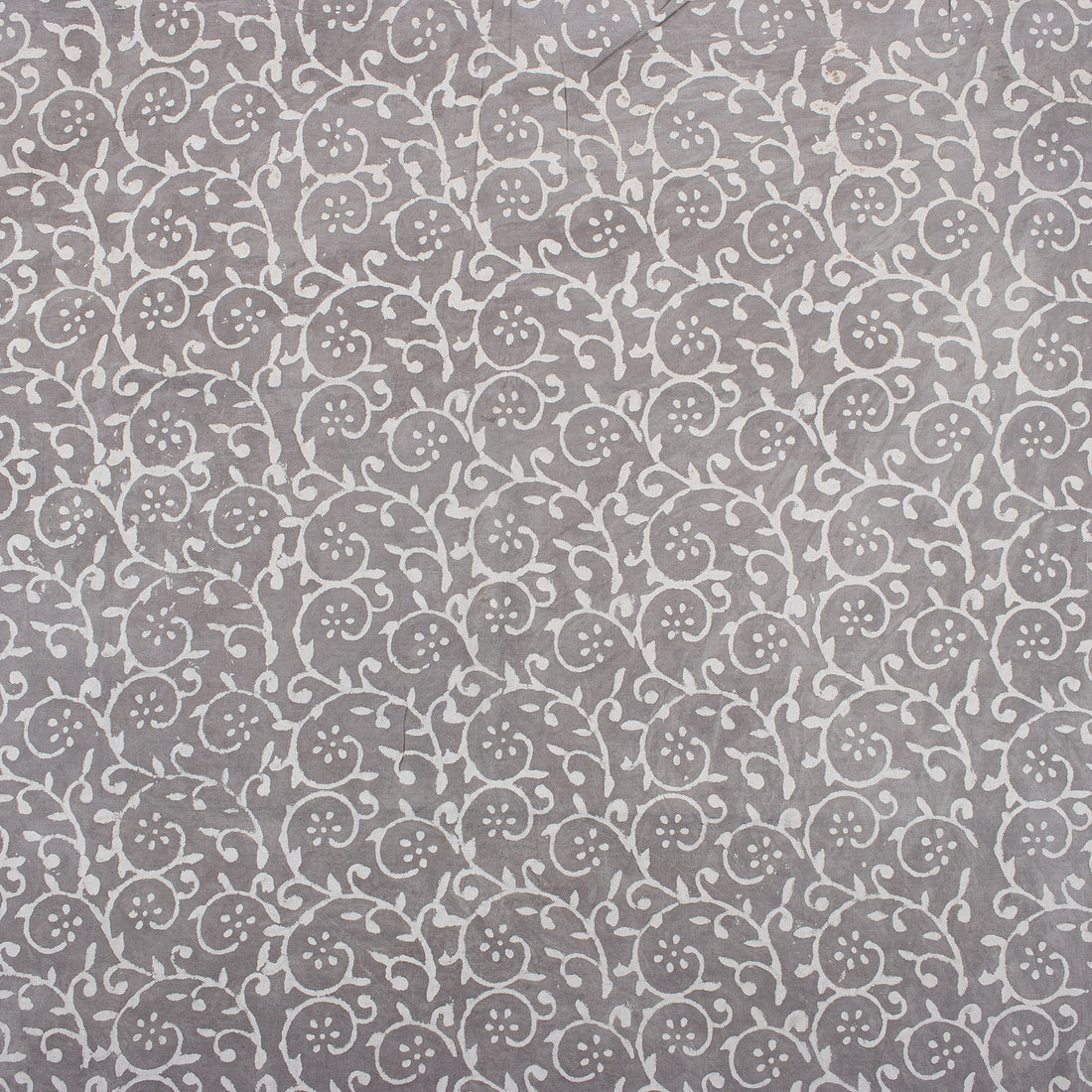 Grey Block Print Fabric