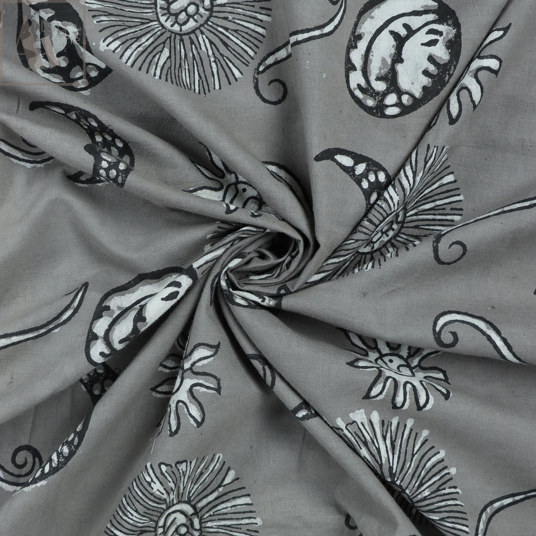 Dabu Print Fabric For Dress Material Online