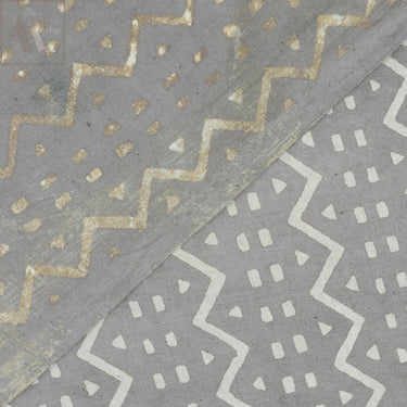 Block Print Dabu Fabric Wave Print Soft Cotton Online