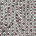 Hand Block Red Polka Dots Cotton Dress Fabric Online