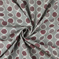 Hand Block Red Polka Dots Cotton Dress Fabric Online