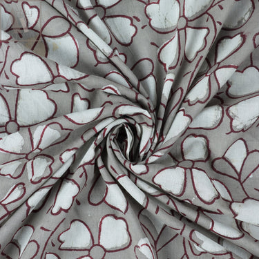 Hand Block Printed Voile Cotton Fabric Online