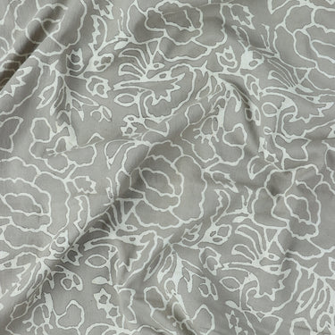 Block Floral Printed Voile Printed Cotton Fabric Online