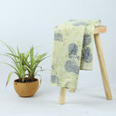 Hand Block Dabu Designs Bicycle Printed Voile Cotton Fabric Online