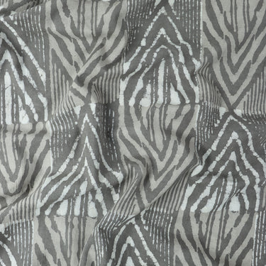 Ikat Hand Block Printed Voile Pure Cotton Fabric Online