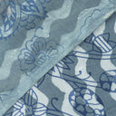 Hand Block Wave Printed Voile Fabric Cotton Cloth Online