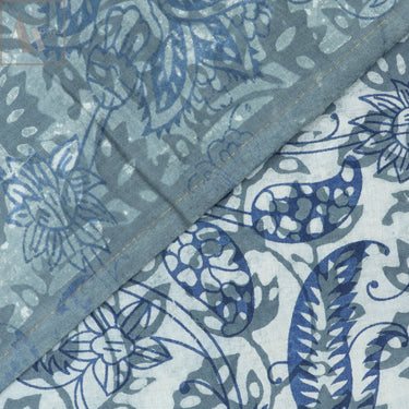New Floral Printed Voile Pure Cotton Fabric Online