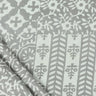 Hand Block White Floral Print Cotton Running Fabric Online