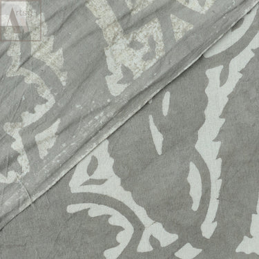Hand Block Abstract Printed Cotton Modal Fabric Online
