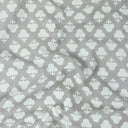 Floral Block Printed Voile Pure Cotton Fabric Online