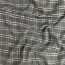 Handmade Grey Stripes Block Cotton Running Fabric Online