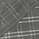 Handmade Grey Stripes Block Cotton Running Fabric Online