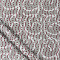 Red Stripes Block Premium Cotton Fabric