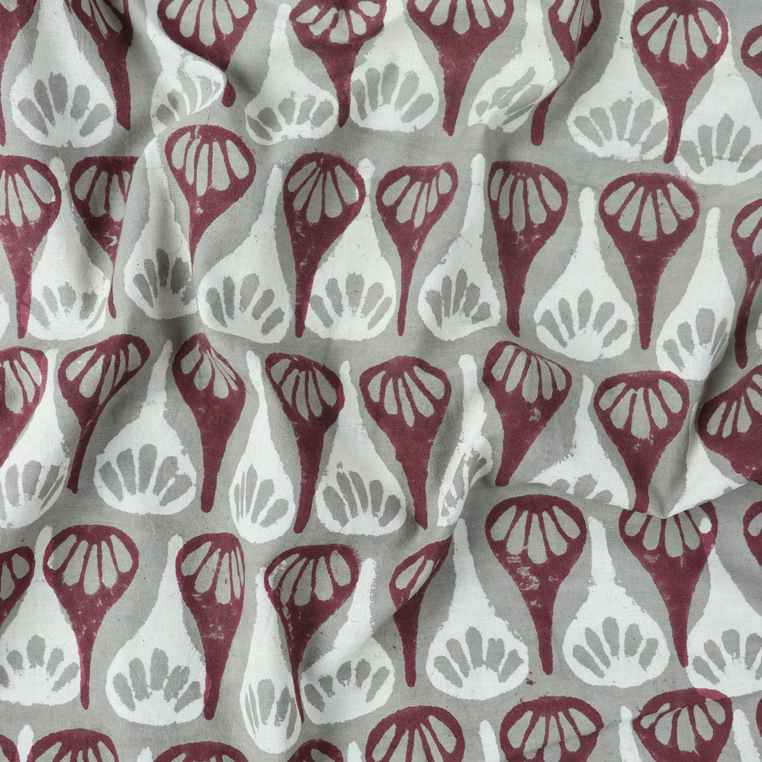 New Block Printed Voile Cotton Modal Fabric