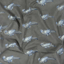 Block Bird Printed Voile Best Cotton Fabric in India