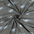 Block Bird Printed Voile Best Cotton Fabric in India
