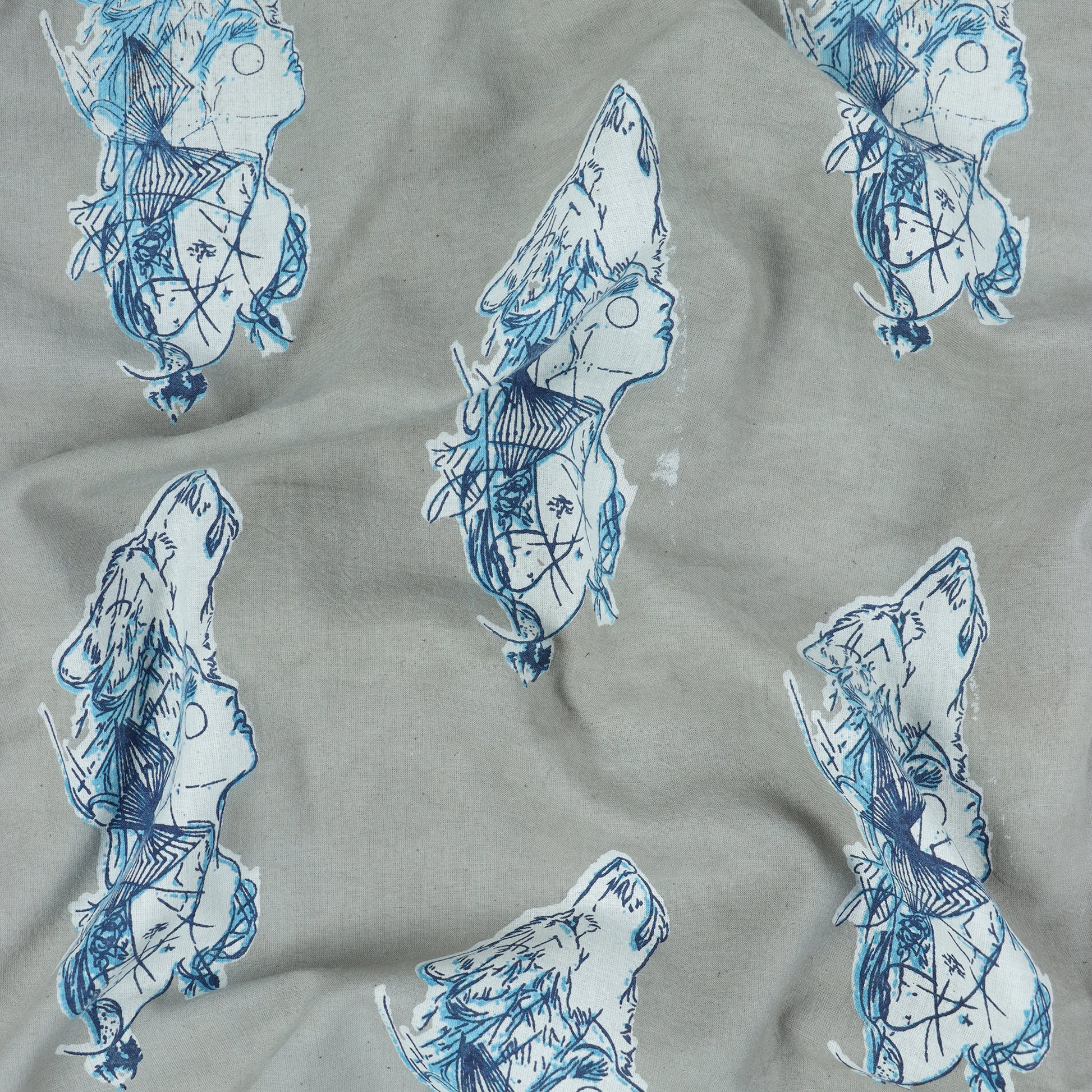 Hand Block Print Organic Cotton Fabric Online