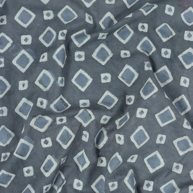 Cotton Fabric Material Hand Block Geometrical Print