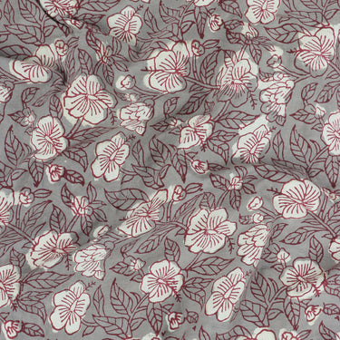 Floral Print Cotton Modal Fabric For Dress Online