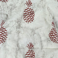 Pineapple Dabu Print Cotton Fabric